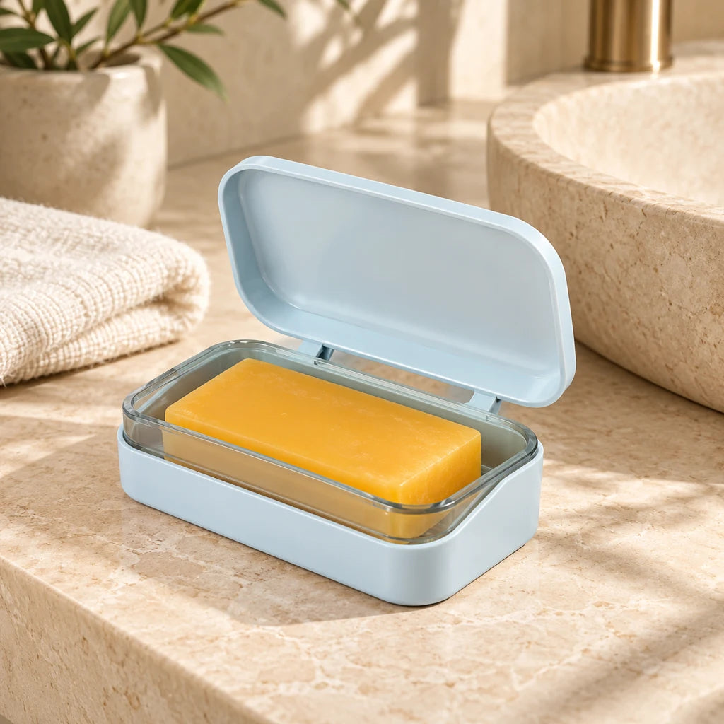 Portable silicone sealed soap box — view 4