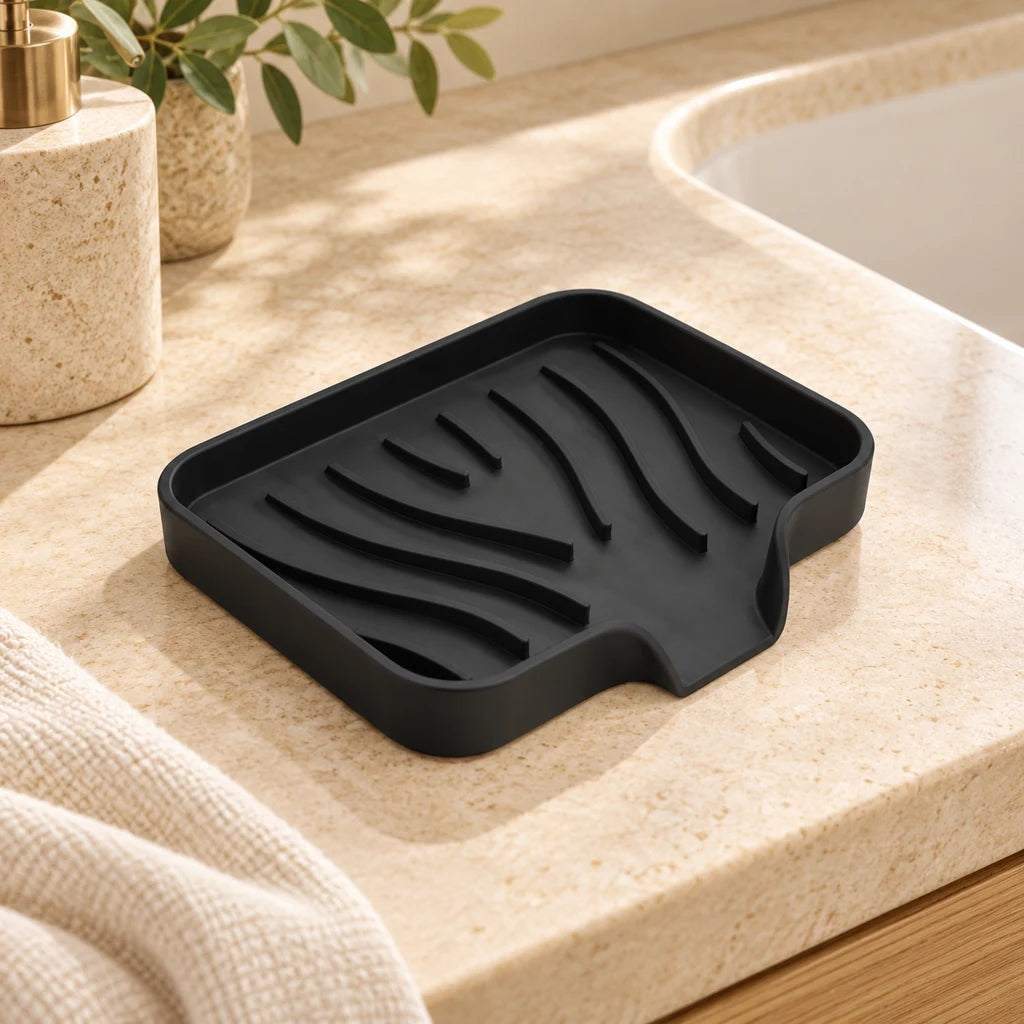 Reusable silicone soap dish holder — view 3