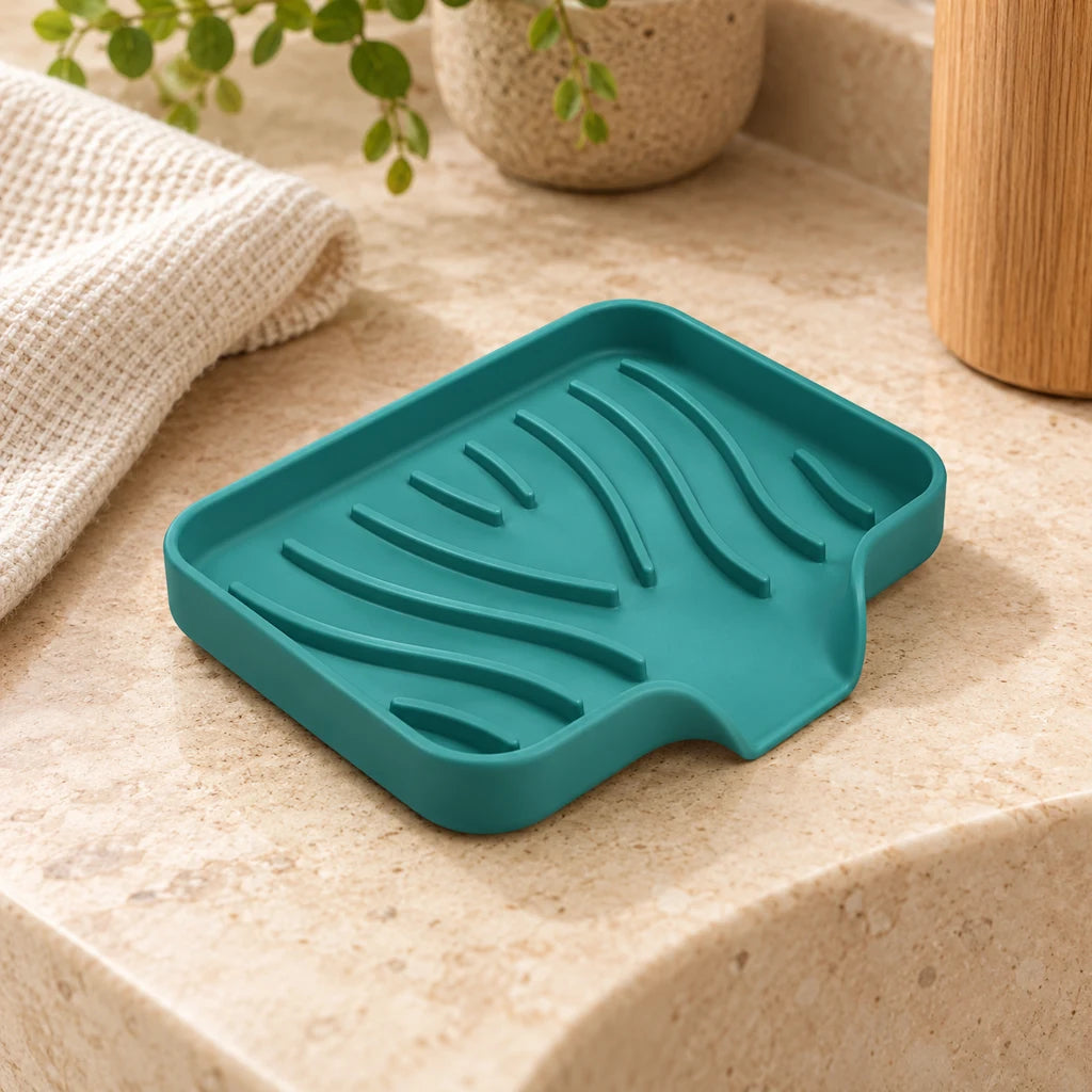 Reusable silicone soap dish holder — view 5