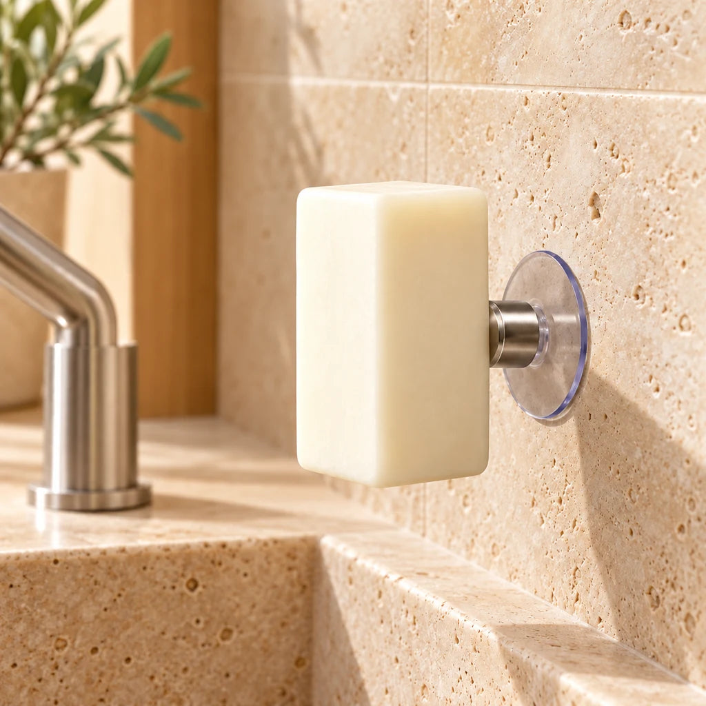 Wall-Mounted Removable Magnetic Soap Dish