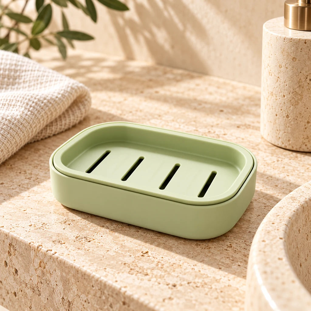 Practical Silicone Travel Soap Dish