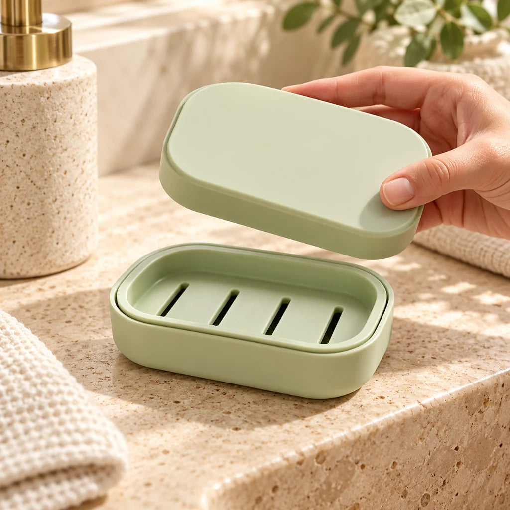 Practical Silicone Travel Soap Dish — view 2