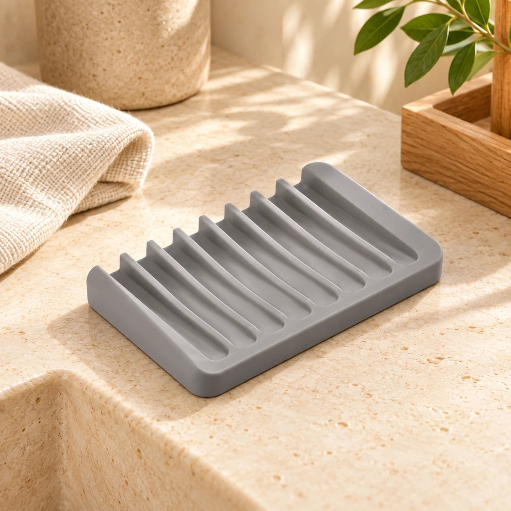 Compact Bamboo Dish Rack Instant Drying — view 4