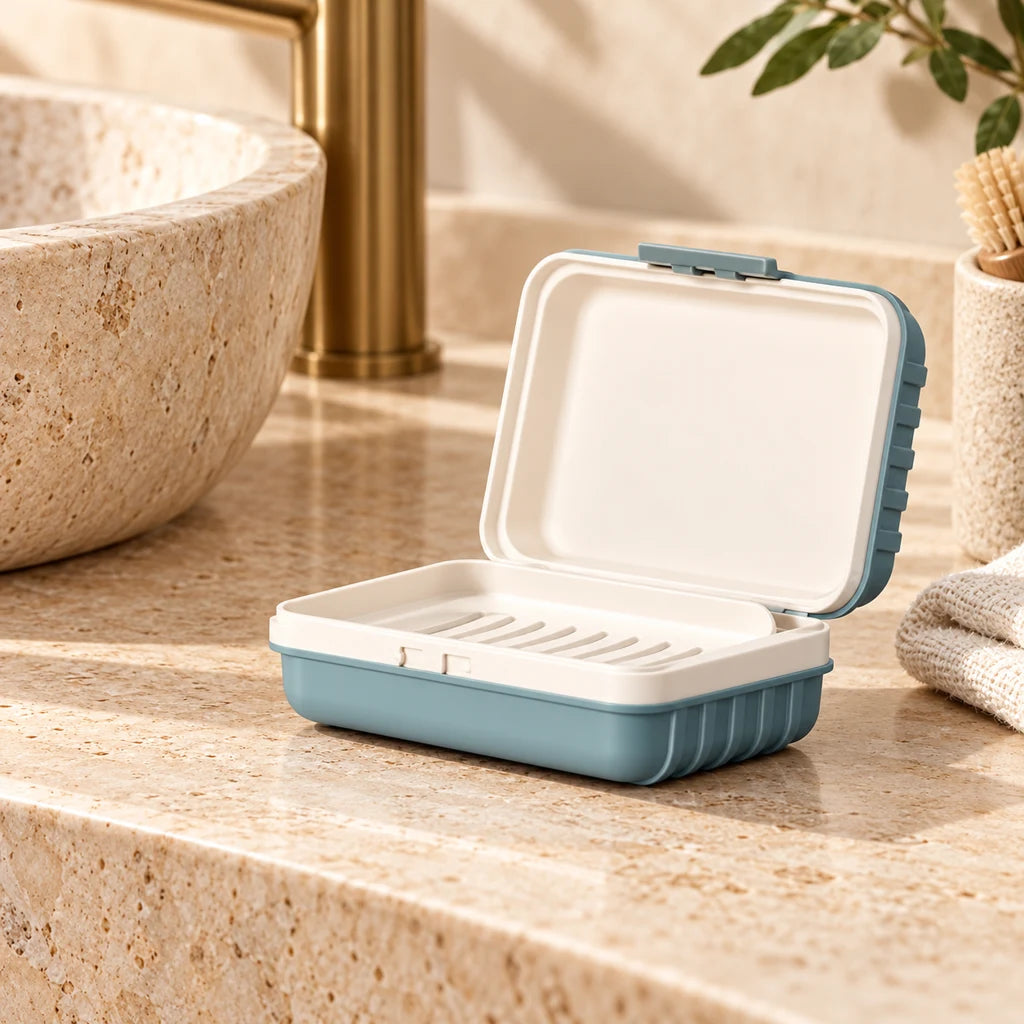 Travel soap dish case