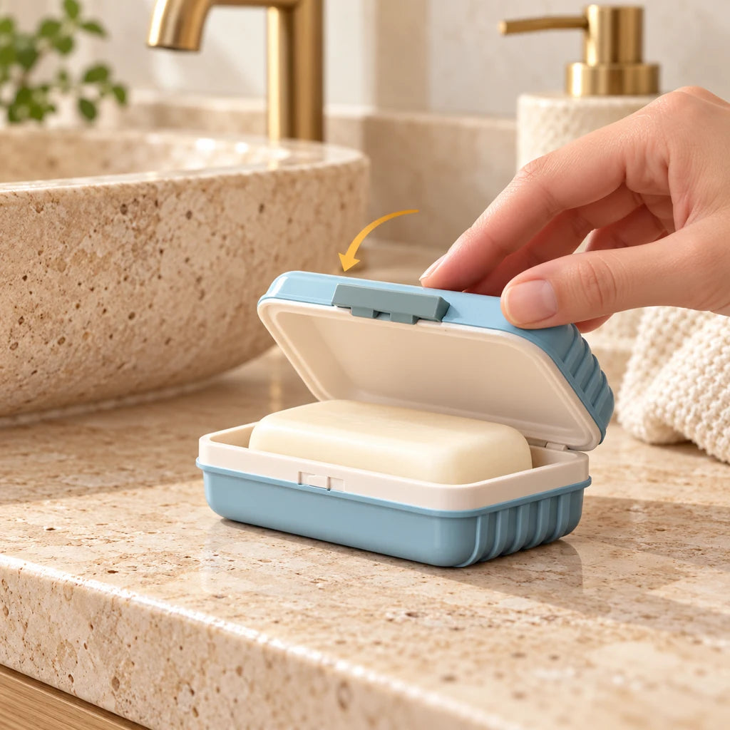 Travel soap dish case — view 2