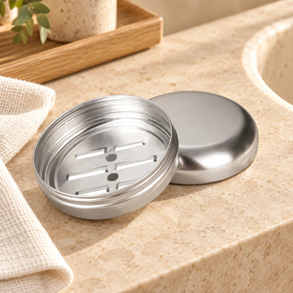 Travel Aluminum Leakproof Soap Dish — view 4