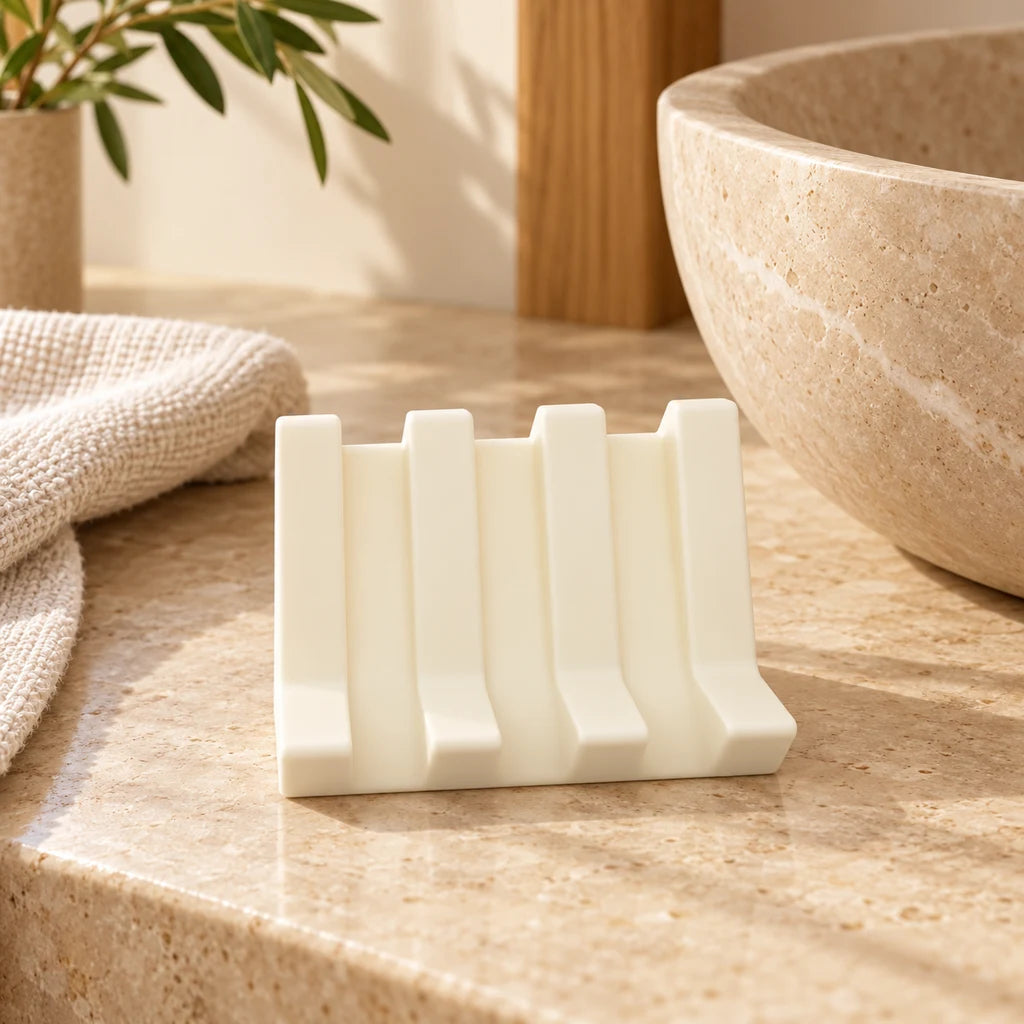 Tilting Regina silicone soap dish — view 5