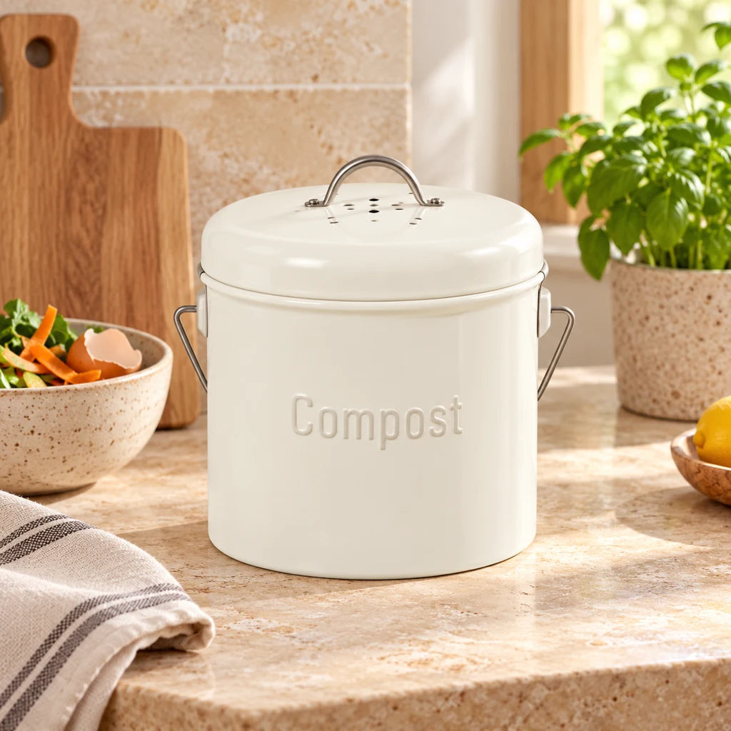 3L Stainless Steel Compost Bin