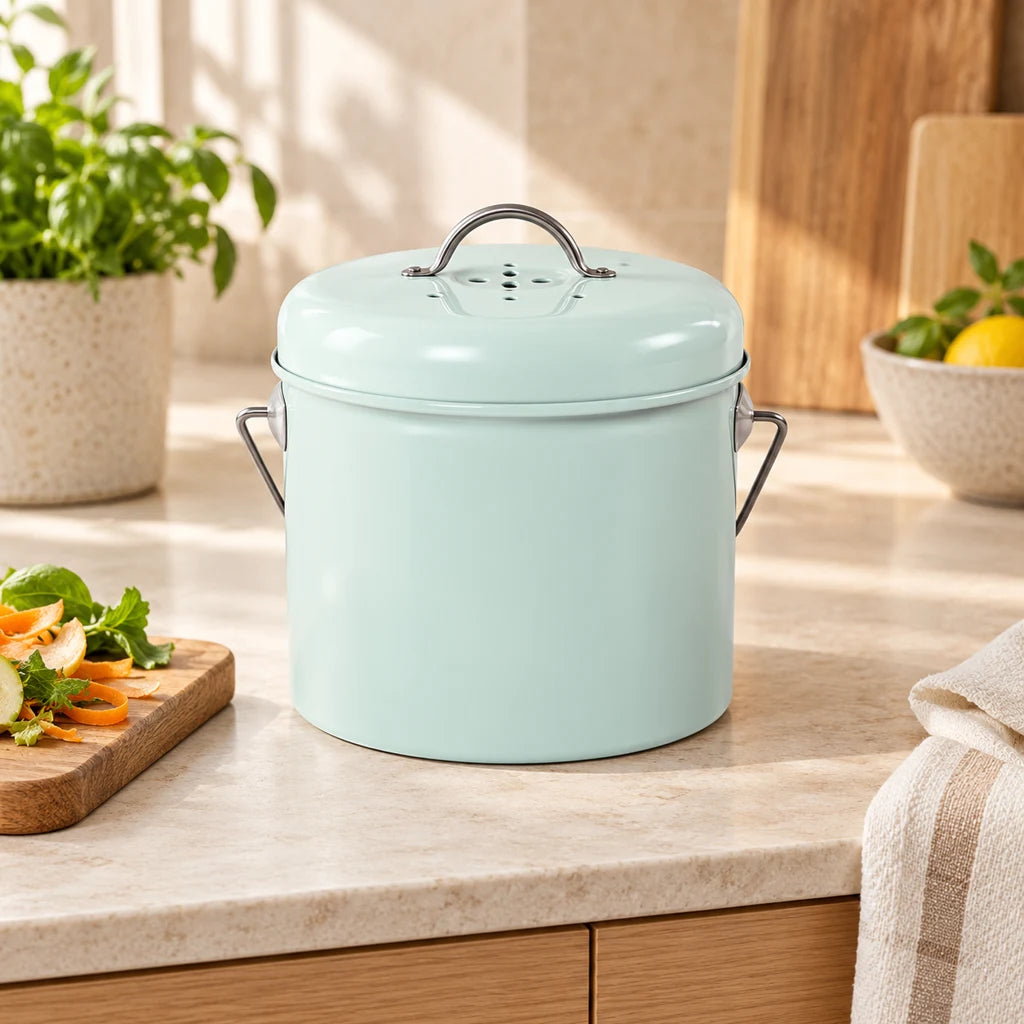 3L Stainless Steel Compost Bin — view 4