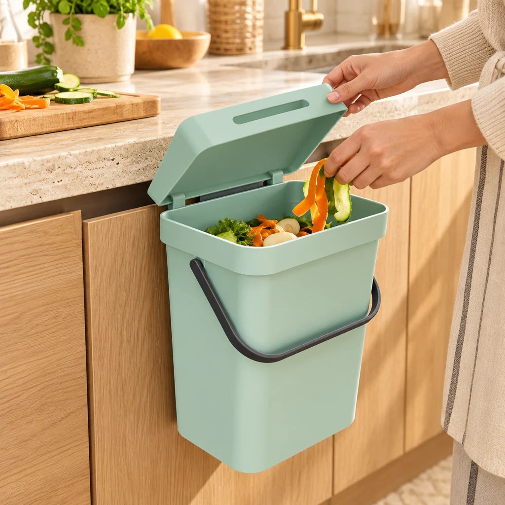 Quiet and Compact Eco-Friendly Trash Can 35L — view 2