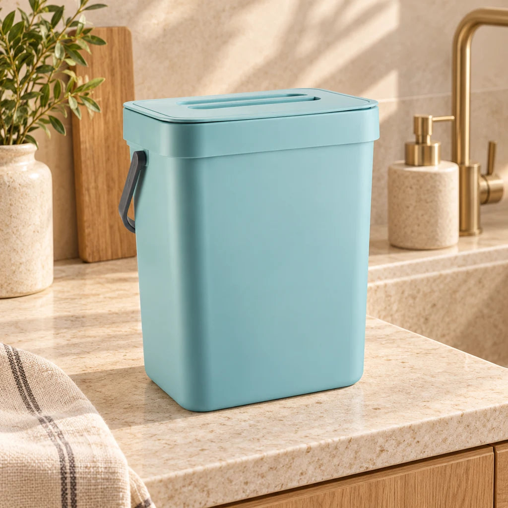 Compact 3L Stainless Steel Kitchen Trash Can — view 4